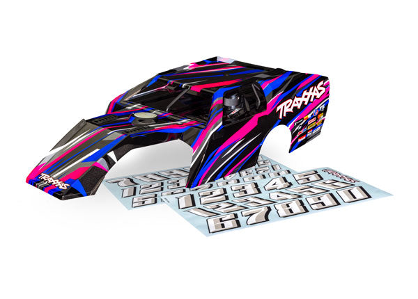 Traxxas 10411-PINK Pink Slash Modified Clipless Body