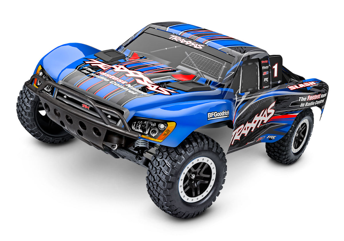 Traxxas 58134-4  Blue 2WD Slash RTR 1/10 BL-2s Brushless Short Course Truck