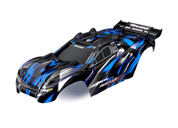 Traxxas 6749 Blue Rustler 4x4 Ultimate Body