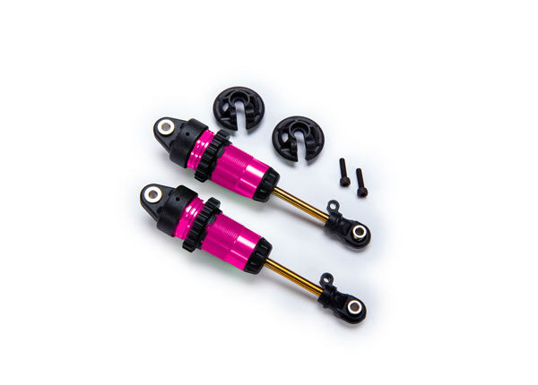Traxxas 7461-PINK Pink Front GTR Long Shocks for 4x4 Vehicles and Traxxas Mudboss
