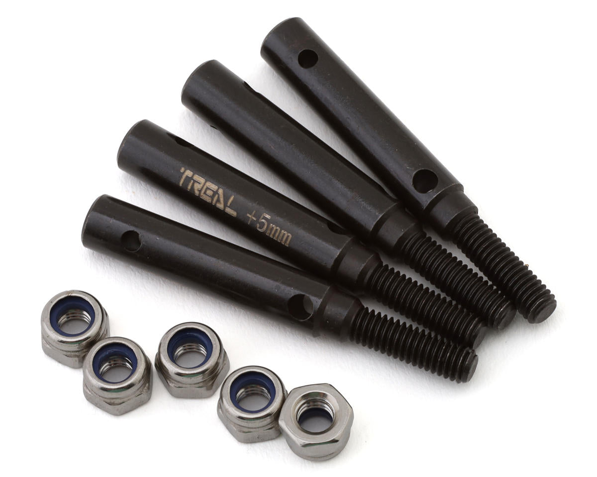 Treal Hobby (X0023CCA4X) Steel Stub Axle +5mm for TRX-4