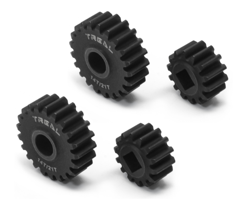 Treal Hobby (X0034LQVYH) 14T/21T Overdrive Portal Gears Axial SCX10iii & Capra