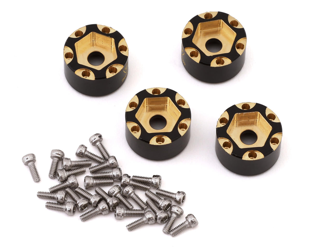 Treal Hobby (X003TBO09P) 3.5g Brass 7mm Wheel Hub Spacers for SCX24