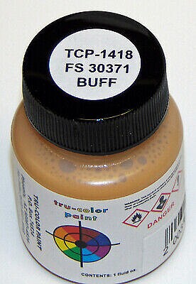 Tru-Color 1418 FS30371 Buff Solvent Based Acrylic Paint