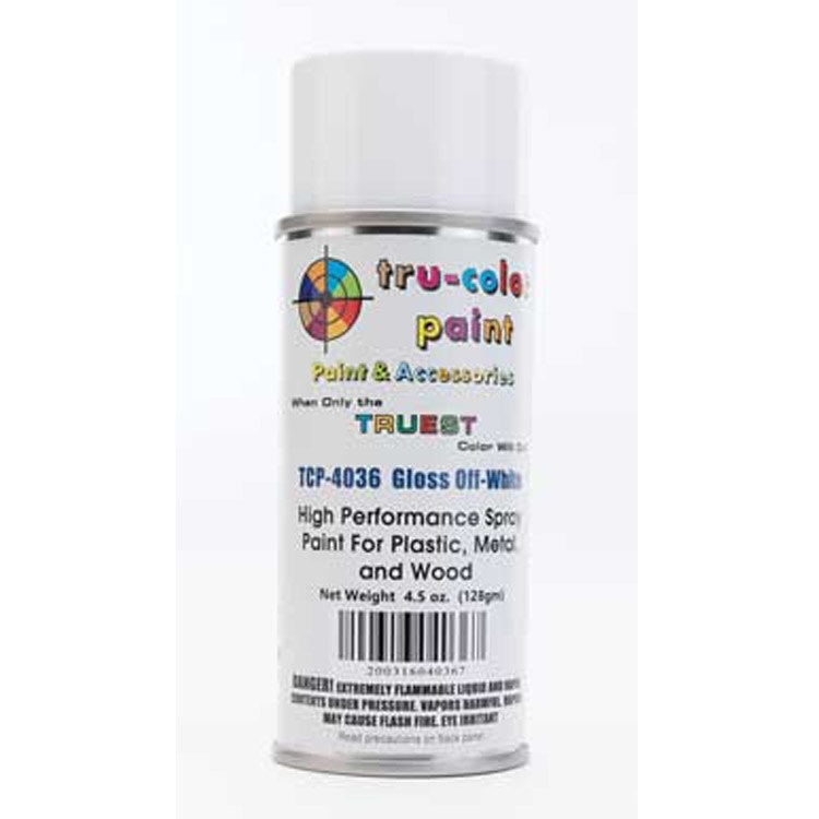 Tru-Color 4036 Gloss Off-White High Performance Spray Paint