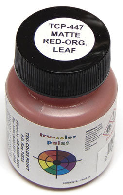 Tru-Color 447 Matte Red-Orange Leaf