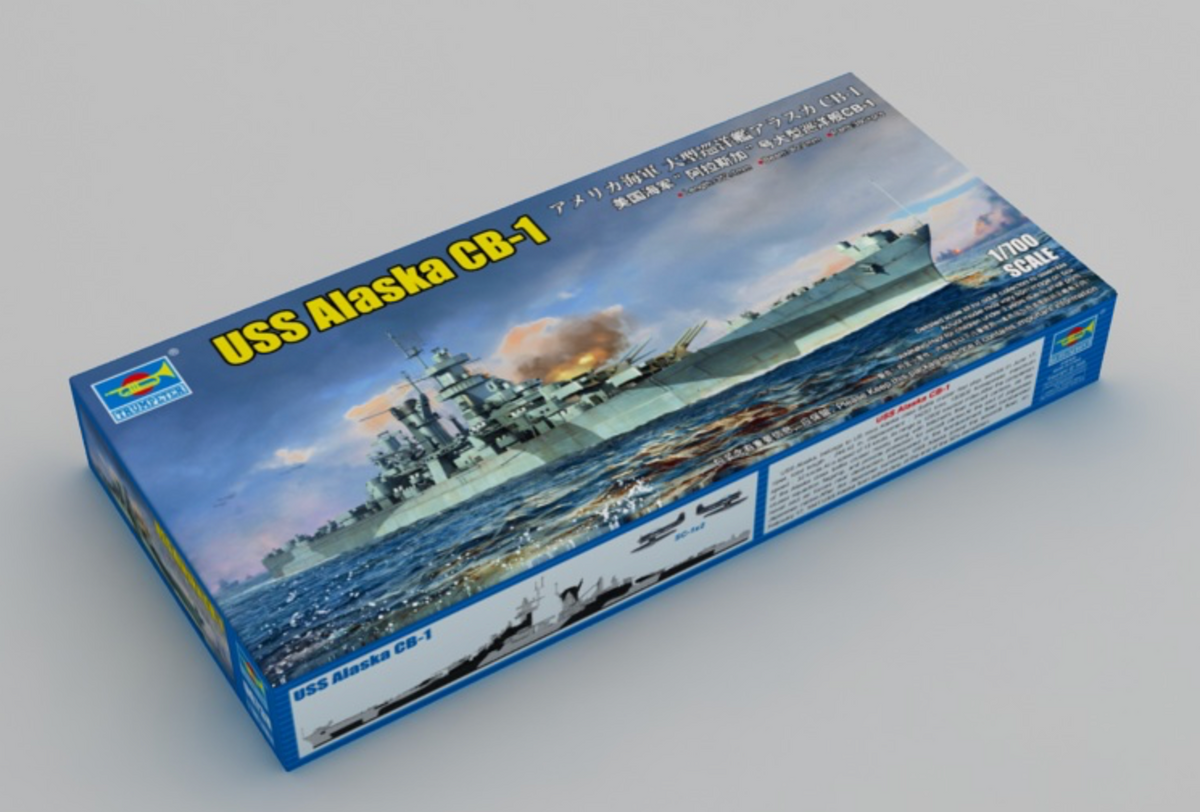 Trumpeter Scale Models 6738 1/700 USS Alaska CB1 Battlecruiser