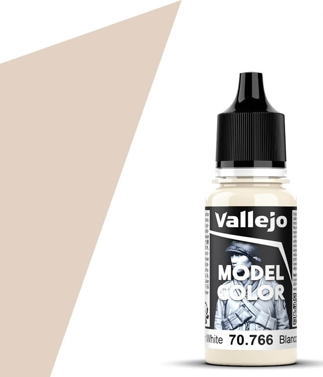 Vallejo 70.766 Cream White Model Color 17ml Bottle