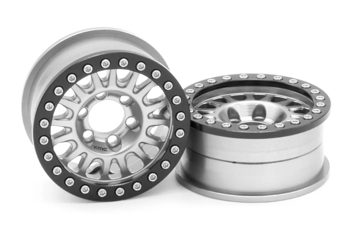 Vanquish Products VPS07802 KMC 1.9 KM445 Impact Beadlock Wheel Clear Anodized
