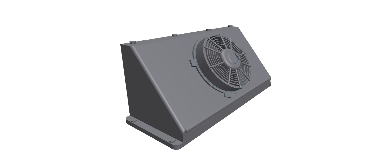 Wallace Locomotive Works WALX-068 HO Scale INPS Air Conditioner