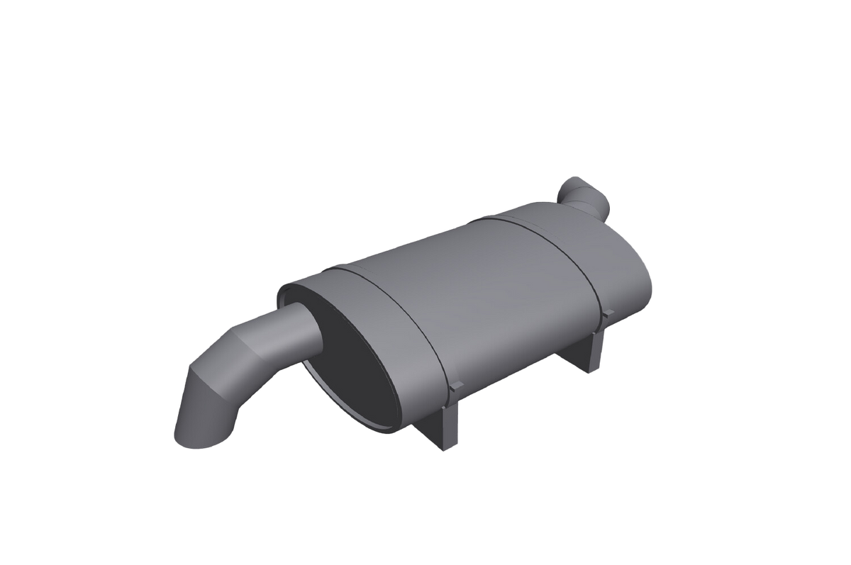 Wallace Locomotive Works WALX-073 HO Scale HEP Mufflers - Style 1