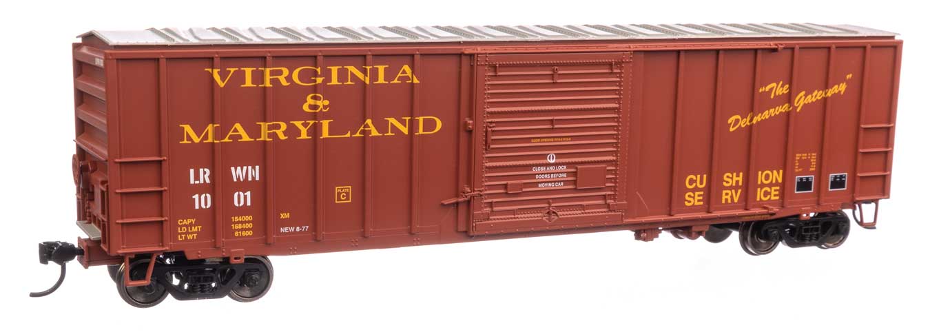 Walthers 910-1896 HO Scale 50' ACF Boxcar ex-Virginia & Maryland Little Rock & Western LRWN 1001