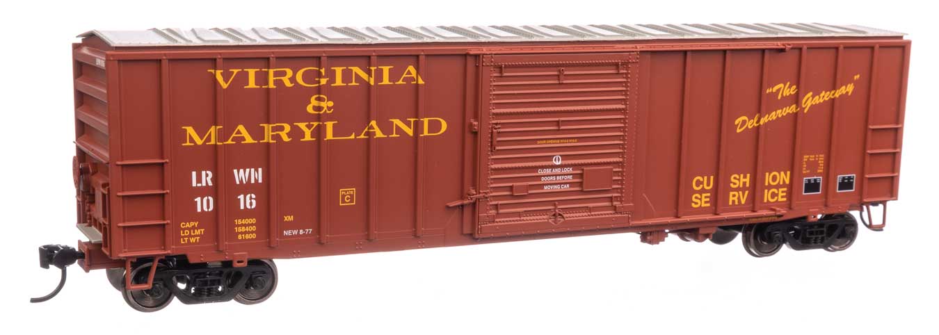 Walthers 910-1898 HO Scale 50' ACF Boxcar ex-Virginia & Maryland Little Rock & Western LRWN 1016