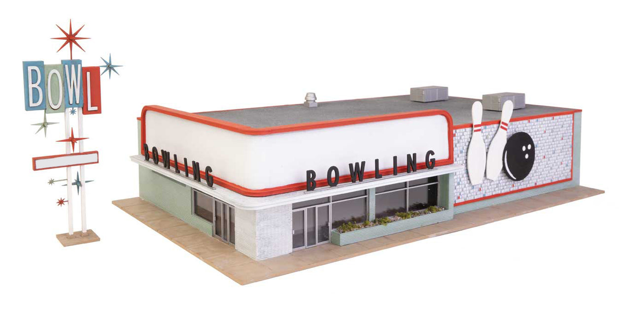 Walthers Cornerstone 933-4118 HO Scale Bowling Alley Kit