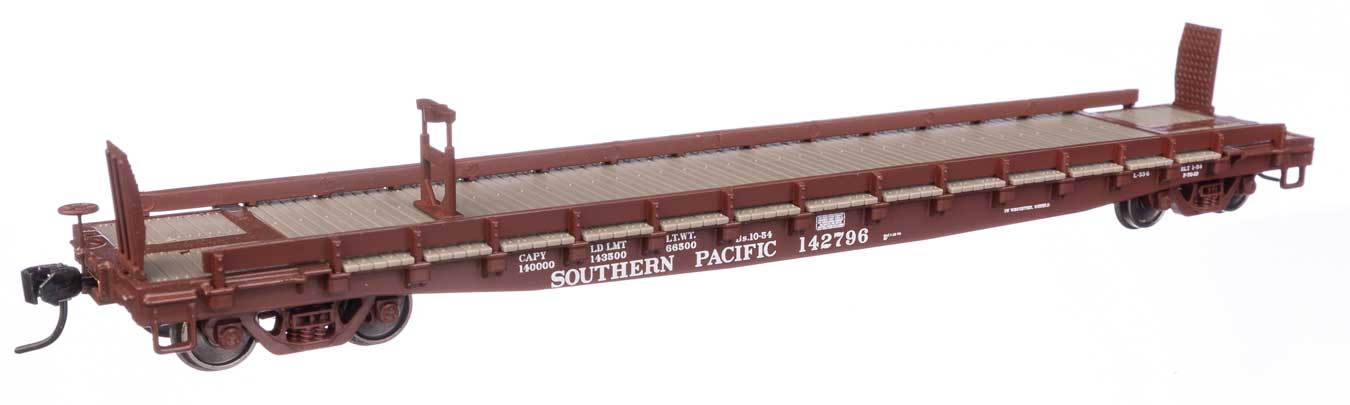 Walthers Mainline 910-50512 HO Scale 53' GSC Piggyback Flatcar Southern Pacific SP 142796