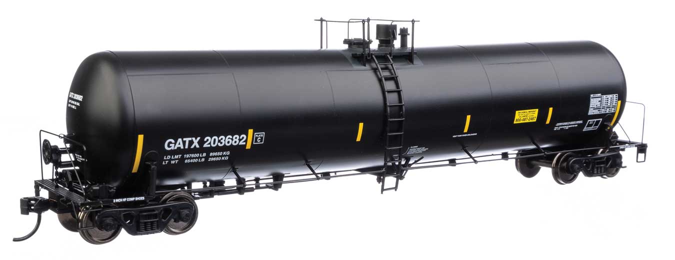 Walthers Proto 920-100632 55' Trinity 30,145-Gal Tank Car GATX 203698