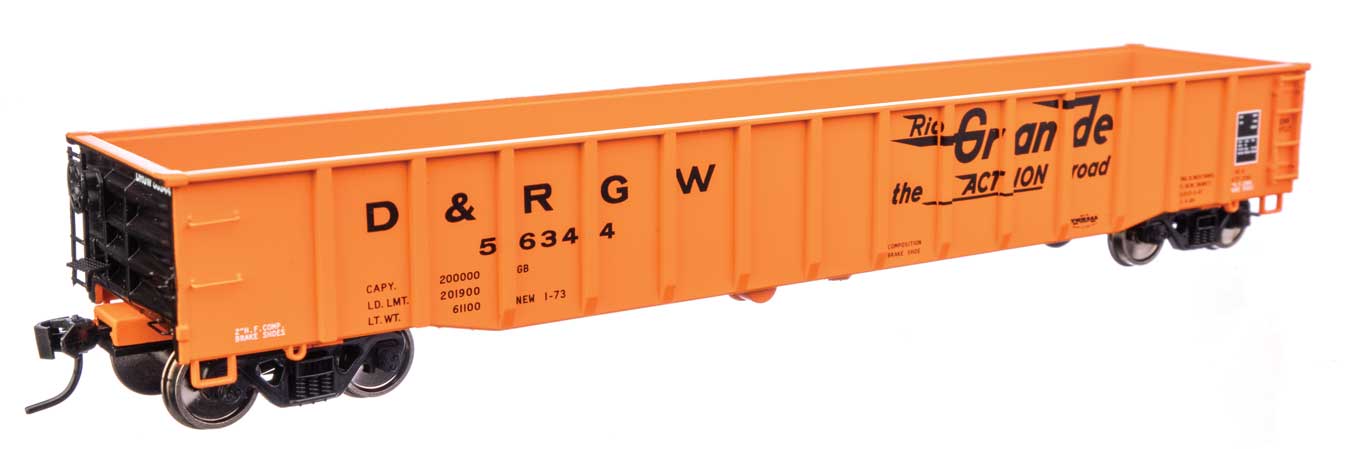 Walthers Proto 920-105510 HO Scale 53' Thrall Gondola Rio Grande DRGW 56353
