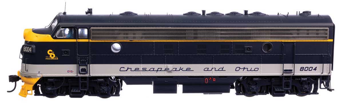 Walthers Proto 920-49549 HO Scale FP7 Chesapeake & Ohio C&O 8011 DC