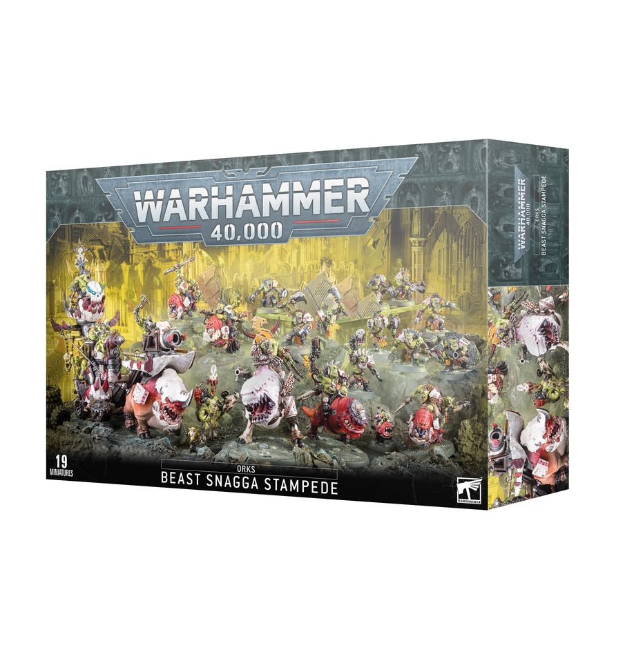 Warhammer 40,000 (50-64) Orks: Beast Snagga Stampede