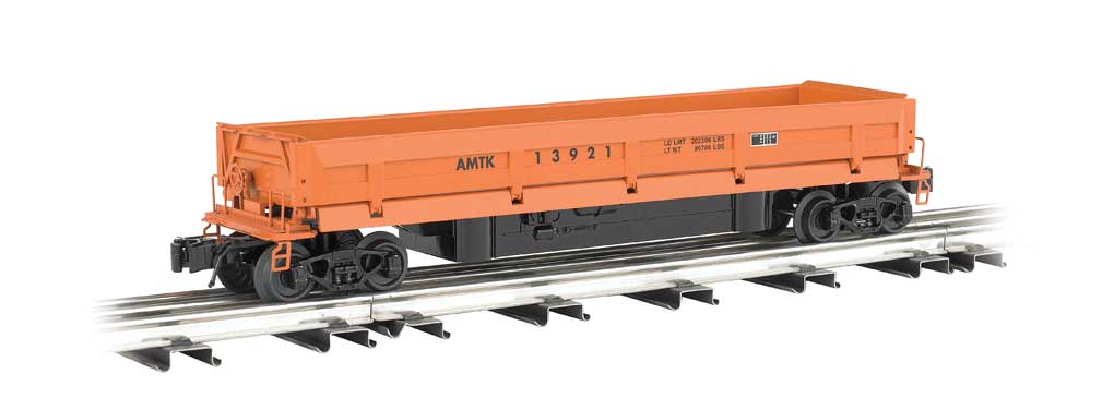 Williams by Bachmann 47954 O Gauge Operating Dump Car Amtrak MOW